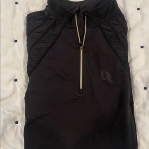 Black Back on Track Half-Zip Pullover